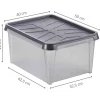 Boîte de rangement étanche 33 litres