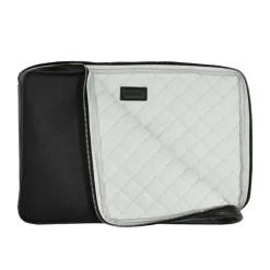 Housse pour ordinateur 15 pouces en simili cuir noir