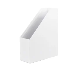 Range-dossiers en carton blanc