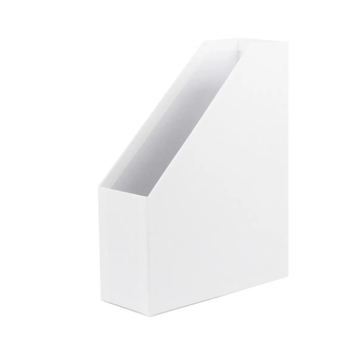 Range-dossiers en carton blanc