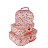 3 valisettes motif liberty